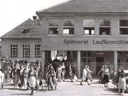 Die Lauffenmhle bei Waldshut, um 1955. Von hier aus baute der schlesische Taschentuchfabrikant Gustav Winkler sein Unternehmen im Westen neu auf.
