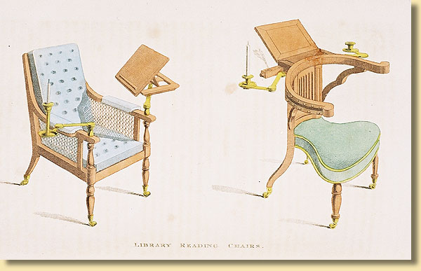 Metamorphic Library Chair von Morgan and Saunders, 1810
