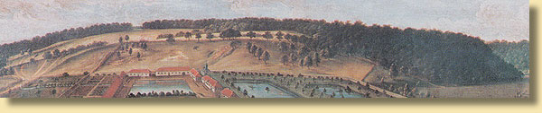 Der Paschenberg im Osten von Kloster Dalheim, nach 1737