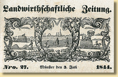 Landwirtschaftliche Zeiung vom 3.7.1844