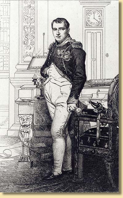 Kaiser Napoleon in seinem Kabinett, 1810