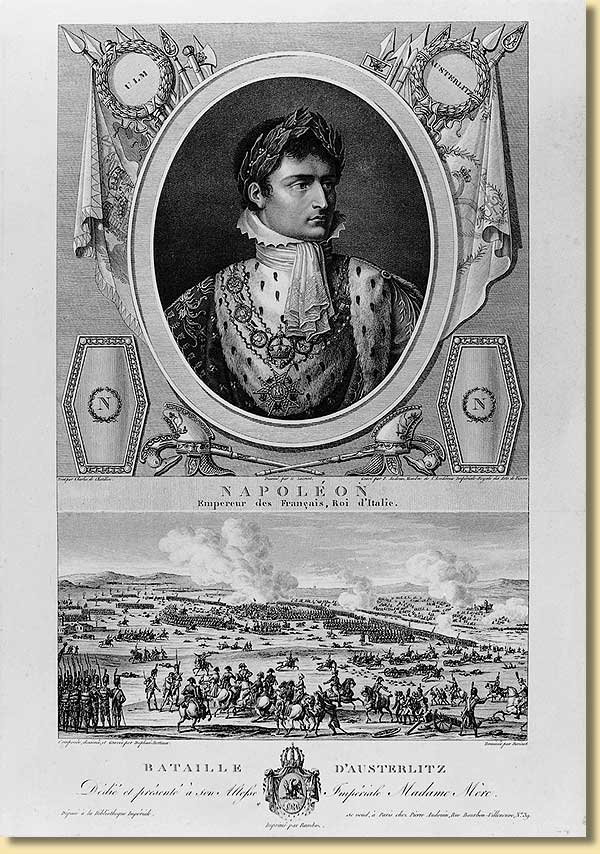 Napoleon als Kaiser der Franzosen und Sieger von Austerlitz 1805, 1810