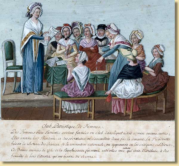 Patriotischer Frauenklub, 1791