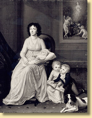Die westflische Adelige Franziska von Wolff-Metternich als Mutter, 1800