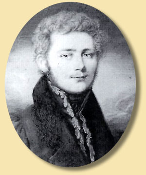 Friedrich Harkort als Leutnant des 1. Westflischen Landwehrregiments, 1815