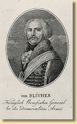 Blcher als preuischer General der Demarkationsarmee, um 1800