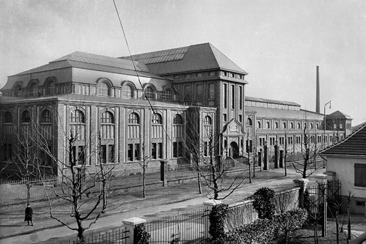 Das Kauen- und Verwaltungsgebäude vor 1930