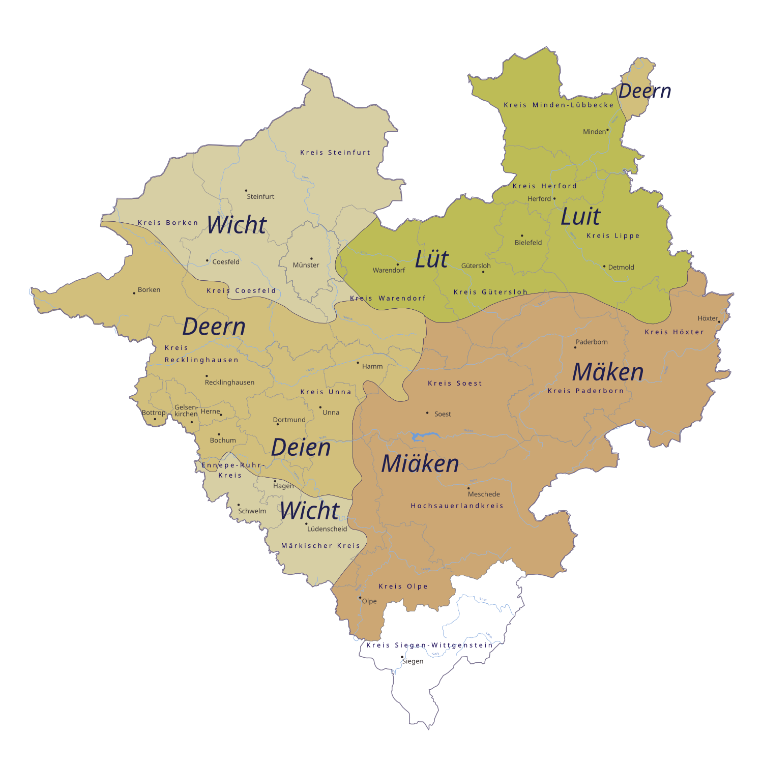 Wortkarte für Mädchen