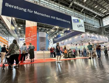 LWL und LVR sind auf der Rehacare mit einem gemeinsamen Stand vertreten.&lt;br&gt;Foto: LWL 