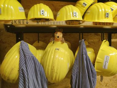 Türen auf mit der Maus: Am 3. Oktober gibt es im Museum Zeche Nachtigall spezielle Führungen für Kinder durch das Besucherbergwerk.<br>Foto: LWL / Tabea Hiller