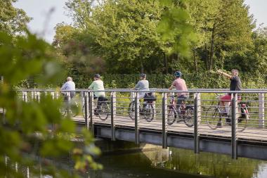 Bei der Radtour mit Herbert Niewerth gibt es viel zu entdecken.<br>Foto: LWL/Gehrmann