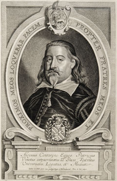 Porträt des Alvise Contarini (23.04.1597 - Venedig 11.03.1651), Gesandter der Republik Venedig und Vermittler in Münster, 1643-1649