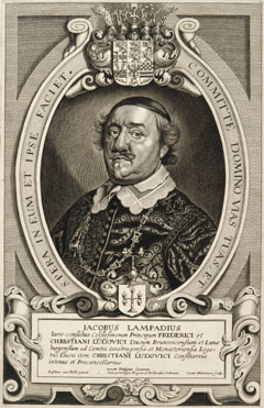 Porträt des Jakob Lampadius (Heinsen 21.11.1593 - Osnabrück 10.03.1649), Gesandter des Herzogs von Braunschweig-Lüneburg(-Calenberg) in Osnabrück, 1644-1649