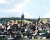 Prag, historische Ansicht (Ausschnitt) / Münster, LWL-Medienzentrum für Westfalen/Karl Franz Klose, 04_3332