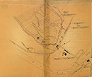 Porta Westfalica: Lageplan von Porta Westfalica mit dem Kaiser-Wilhelm-Denkmal, [1896]