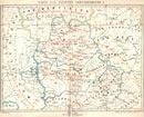 [Politische Karte des Siegener Raums im Mittelalter], 1887
