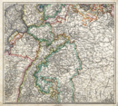 Karte vom Preussischen Staate, [Blatt 9]: [Süddeutschland, Teile der Rheinprovinz], [1831]
