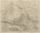 Topographische Karte der Rheinprovinz und der Provinz Westfalen auf Grundlage der v. Dechen
