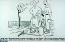 "Kalkulators beim Gartenbau": Zeitgenössische Karikatur aus: Simplizissimus, 22. Jg., Nr. 15, München 1917 / Münster, LWL-Medienzentrum für Westfalen/E. Uthmann
