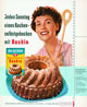 Werbefigur Renate: "Jeden Sonntag einen Kuchen - selbstgebacken mit Backin", Werbeanzeige der Fa. Dr. Oetker, Bielefeld, 1959 / Bielefeld, Firmenarchiv Dr. Oetker