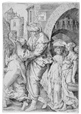 Aldegrever, Heinrich (1502-1555/61): Die Geschichte von Lot: Lot und seine Familie verlassen Sodom, 1555 / Soest, Burghofmuseum / Münster, LWL-Medienzentrum für Westfalen / O. Mahlstedt