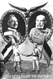 Erster Weltkrieg: "Wir halten fest und treu zusammen!" Kaiser Wilhelm II. und Kaiser Franz Joseph I. auf einer Postkarte des Kriegsjahres 1914 / Münster, LWL-Medienzentrum für Westfalen