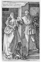 Aldegrever, Heinrich (1502-1555/61): Die Geschichte von Ammon und Thamar, 1540: Ammon schickt Thamar fort / Soest, Burghofmuseum / Münster, LWL-Medienzentrum für Westfalen / O. Mahlstedt