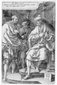 Aldegrever, Heinrich (1502-1555/61): Die Geschichte von Ammon und Thamar, 1540: David zerreißt seine Kleider / Soest, Burghofmuseum / Münster, LWL-Medienzentrum für Westfalen / O. Mahlstedt