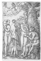 Aldegrever, Heinrich (1502-1555/61): Das Urteil des Paris, 1538 / Soest, Burghofmuseum / Münster, LWL-Medienzentrum für Westfalen / O. Mahlstedt