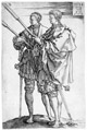 Aldegrever, Heinrich (1502-1555/61): Die Großen Hochzeitstänzer, 1538: Zwei Fackelträger / Soest, Burghofmuseum / Münster, LWL-Medienzentrum für Westfalen / O. Mahlstedt