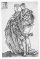 Aldegrever, Heinrich (1502-1555/61): Die Großen Hochzeitstänzer, 1538: Tanzendes Paar / Soest, Burghofmuseum / Münster, LWL-Medienzentrum für Westfalen / O. Mahlstedt