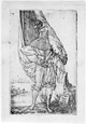 Aldegrever, Heinrich (1502-1555/61): Der Fahnenträger, 1540 / Soest, Burghofmuseum / Münster, LWL-Medienzentrum für Westfalen / O. Mahlstedt
