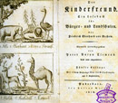 Rochow, Friedrich Eberhard von: Titelblatt des Schulbuchs "Der Kinderfreund", Paderborn 1818 / Detmold, Lippische Landesbibliothek
