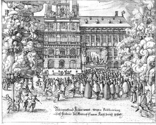 Verkündigung des Friedens von Münster