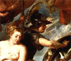 Peter Paul Rubens - Minerva beschützt Pax vor Mars (Ausschnitt)