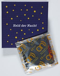 Kondom 'Held der Nacht'